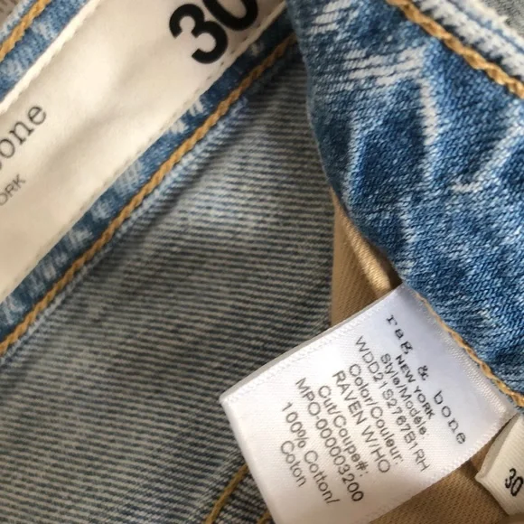 💥HP💥Rag & Bone (30) Maya HighRise Slim Distressed - Picture 10 of 16